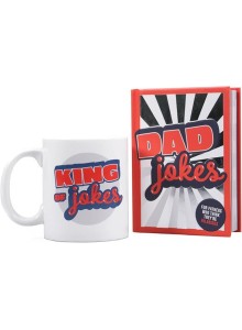 Комплект книга с шегите на татко и керамична чаша